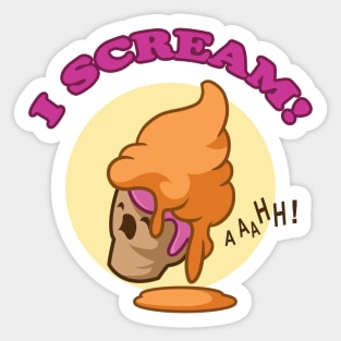 Scream Sticker